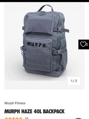MURPH Fitness Haze 40L Backpack - Gray